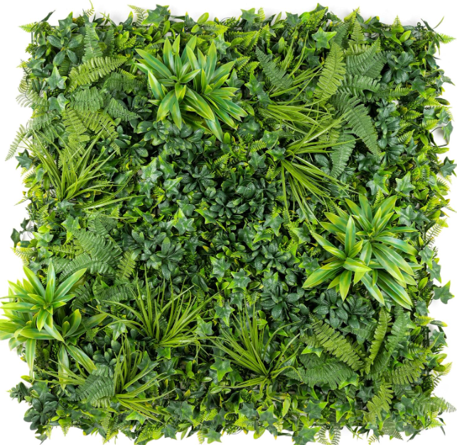 Artificial Living Wall Plants– Evergreen Faux Greenery Wall Decor,