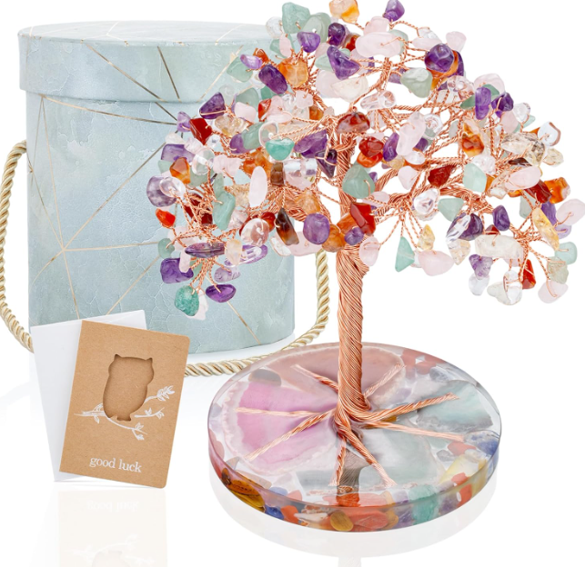 Crystal Tree Feng Shui Gemstone Money Tree