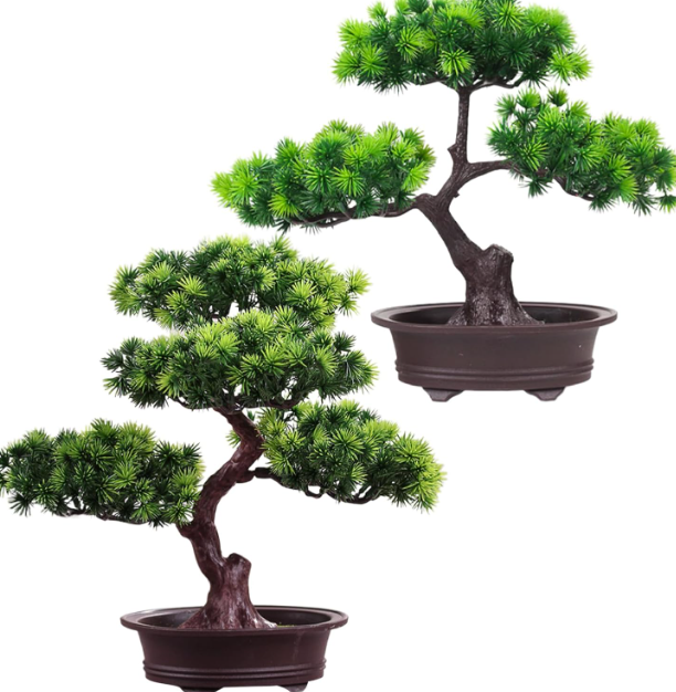 Fake Bonsai Tree Artificial Bonsai Plant in Decorative Pot