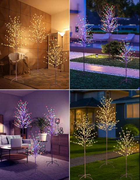 Artificial Cherry Blossom Tree Lights – Changing LED Trees