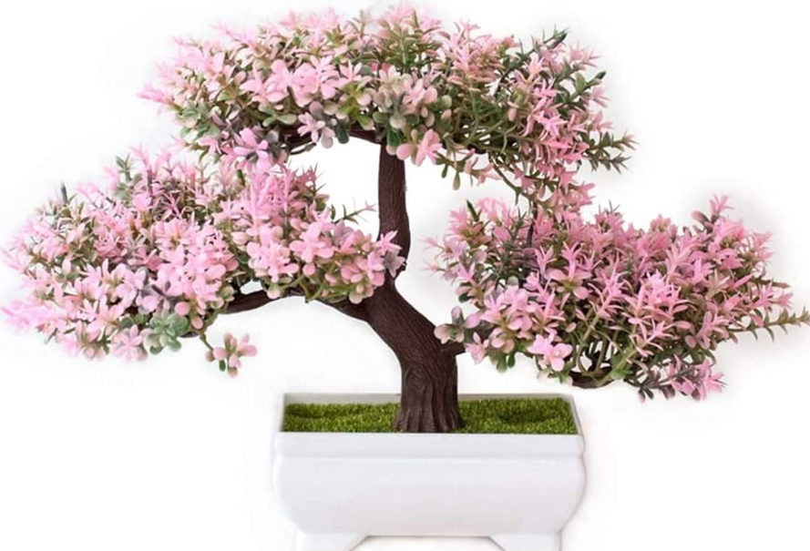 Pink Bonsai Tree Decoration – Artificial Paper Bonsai Plant