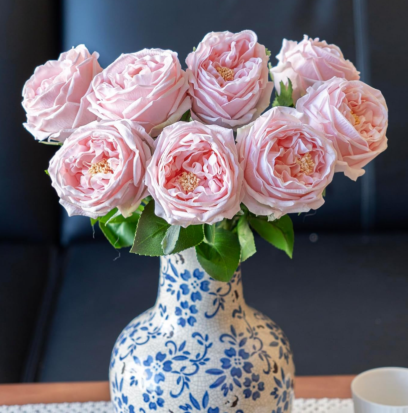Artificial Roses Latex Real Touch Flowers
