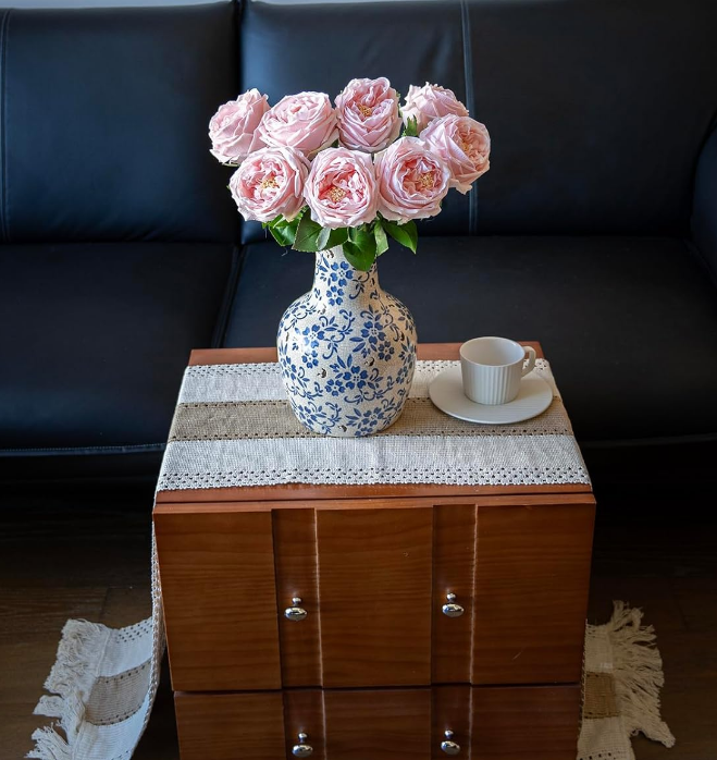 Artificial Roses Latex Real Touch Flowers