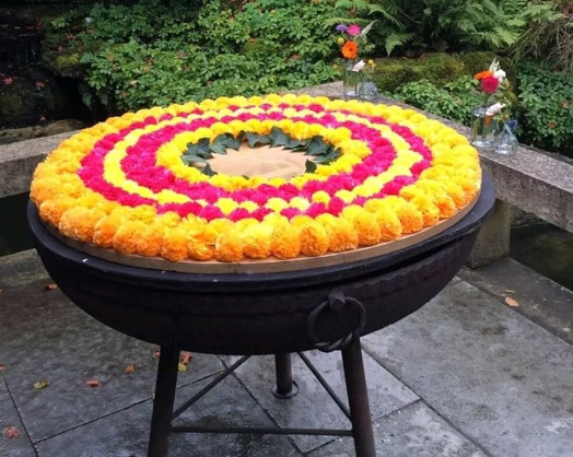 Artificial Marigold Flower -Long Floral Strings for Wedding