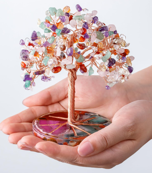 Crystal Tree Feng Shui Gemstone Money Tree