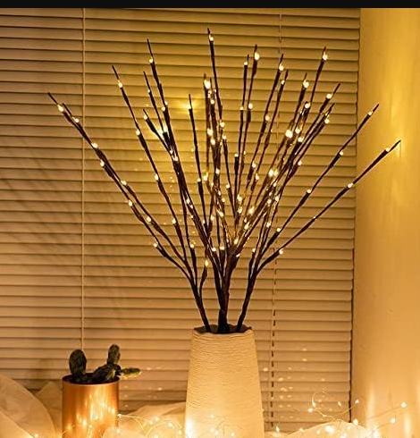 Lighted Branches Tree – Battery Powered Willow Twig Lights