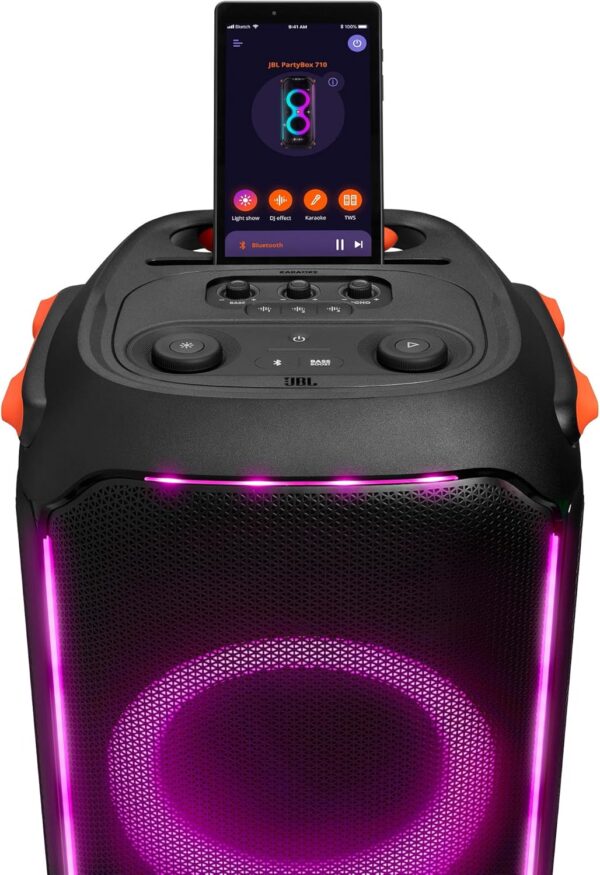 JBL PartyBox 710 Portable Indoor and Outdoor Party Speaker with Built-In Lights - Image 3