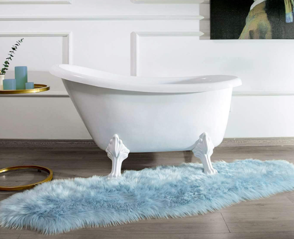 Faux Sheepskin Fur Rug – Fluffy Non-Slip Area Carpet - Image 2