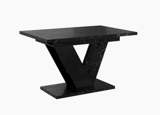 Extendable Natural Wood Grey Dining Table High-Quality Materials - Image 3