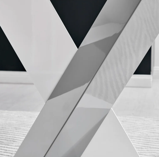 High-Quality Modern Dining Table with X-Leg Design - Image 3