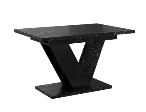Dining Table with Storage Compartments – Modern Industrial Extendable Design - Image 4