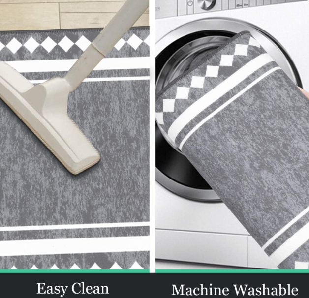 Kitchen Rugs Sets – Non Slip Washable Farmhouse Kitchen Mats - Image 4