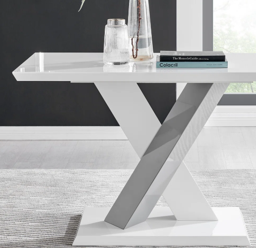 High-Quality Modern Dining Table with X-Leg Design