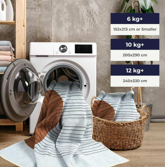 Machine Washable Rug – Non Slip Cotton Area Rug - Image 3