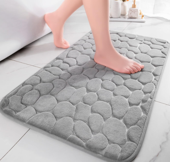 Bath Mat Memory Foam Non Slip – Super Absorbent Bathroom Rug
