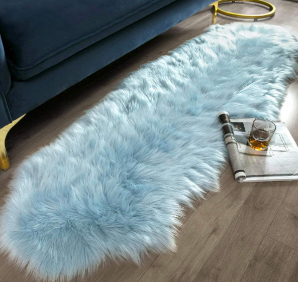 Faux Sheepskin Fur Rug – Fluffy Non-Slip Area Carpet - Image 4