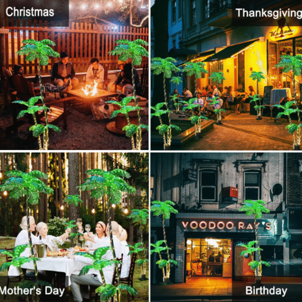 Artificial Palm Tree with LED Lights – Lighted Palm Tree